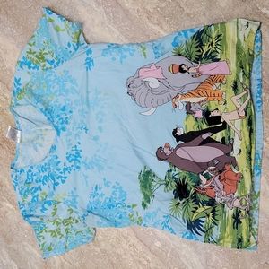 DISNEY JUNGLE BOOK SCRUB TOP WOMENS MEDIUM